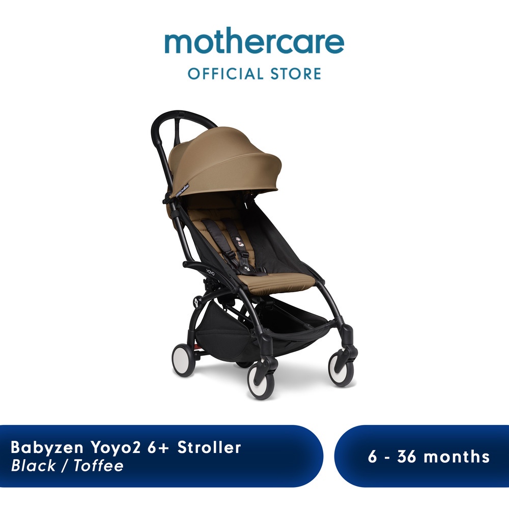 Jual Complete BABYZEN Stroller YOYO 6 Black Toffee Stroller