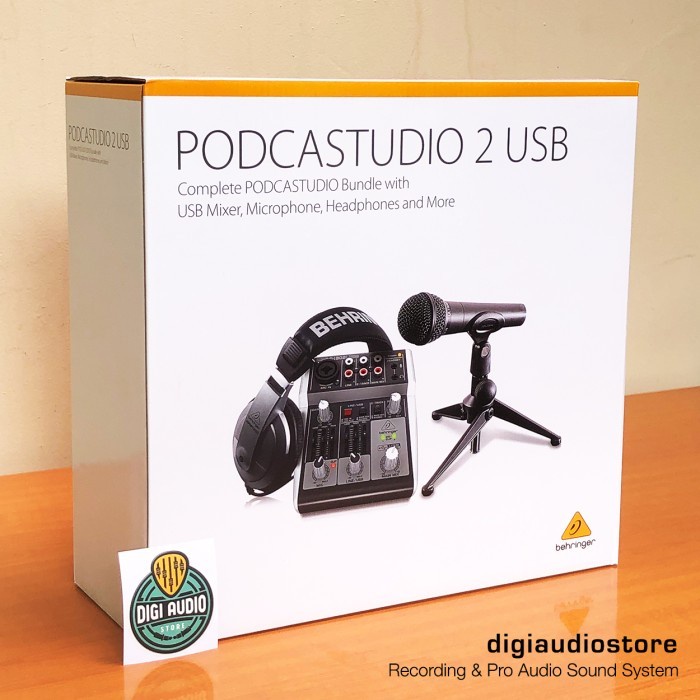 Jual Behringer PODCASTUDIO 2 USB Interface Paket Recording Podcast ...