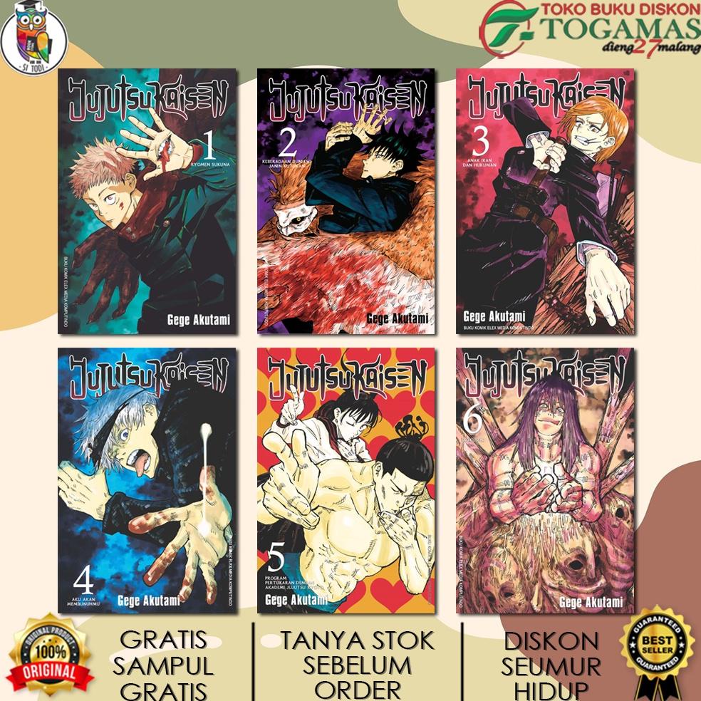 Jual Original SERI LENGKAP KOMIK JUJUTSU KAISEN KARYA GEGE AKUTAMI ...