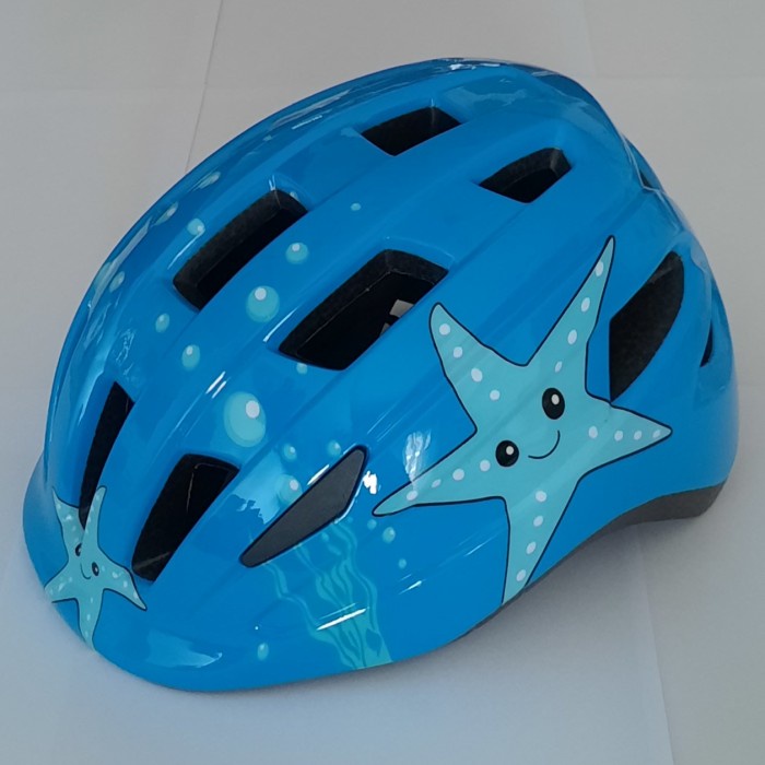 Jual harga promo!! helm sepeda anak ultra ringan - all size - biru ...