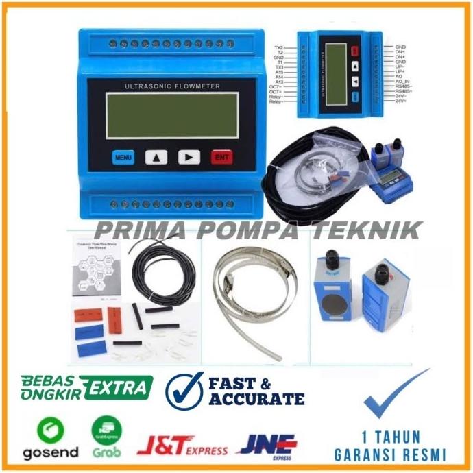 Jual Ultrasonic Flow Meter Tuf2000M Liquid Flowmeter Tuf-2000M 50-700Mm ...