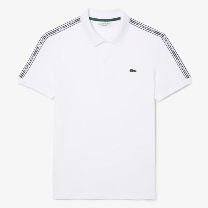 Jual Fashion Pria | Lacoste Logo Stripe Piqu Polo Shirt Kaos Polo Pria ...