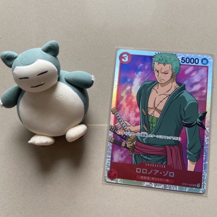 Jual COD One Piece Tcg Roronoa Zoro Op01-025 Sr Super Rare Terbaru ...