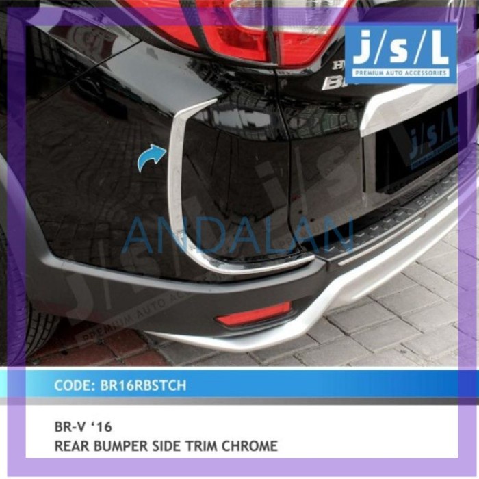 Jual Original List Bumper Belakang Krom Jsl Rear Bumper Trim Chrome ...