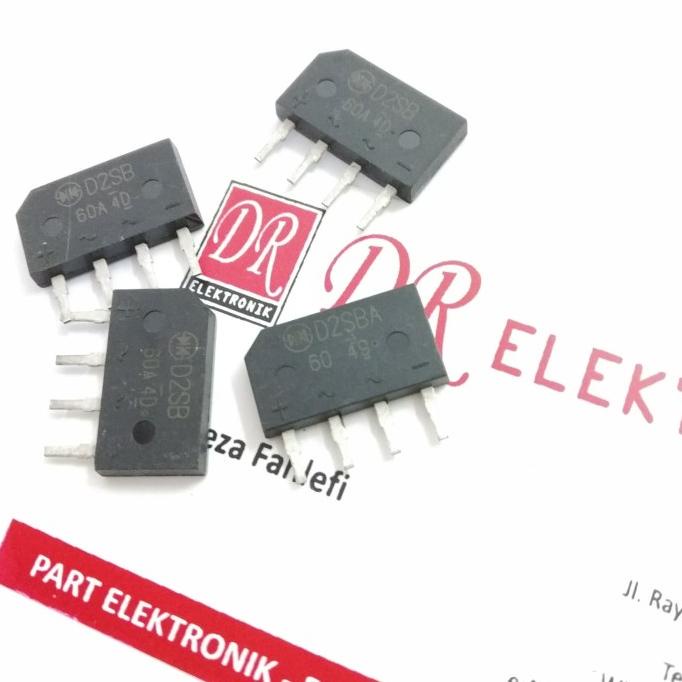 Jual Dioda bridge brit sisir 2a 2 amper ampere 2SB D2SB 60 A 4D dre3 ...