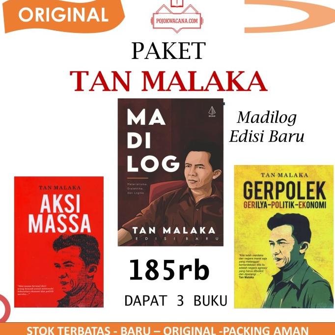 Jual [pwc] paket 3 buku tan malaka madilog edisi baru 2022, aksi massa ...