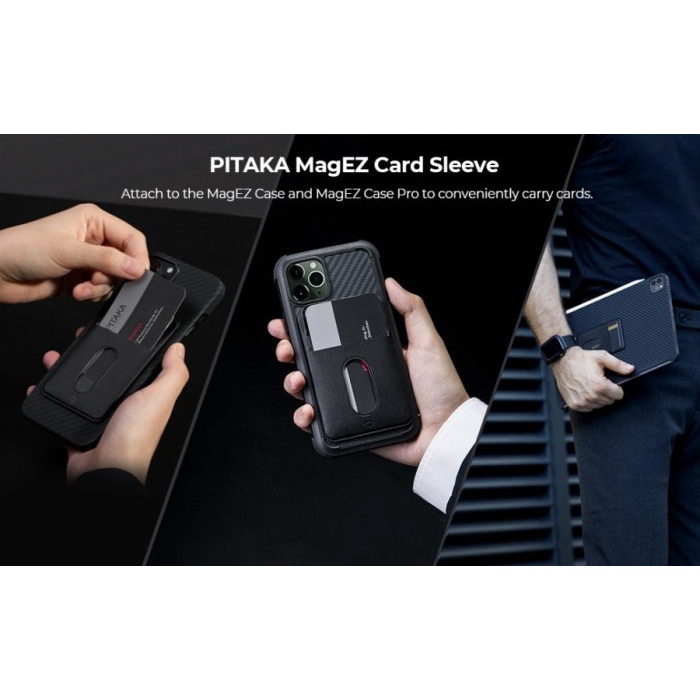 Jual PITAKA MAGNETIC CARD HOLDER MAGEZ CARD SLEEVE (UP TO 4 CARDS ...