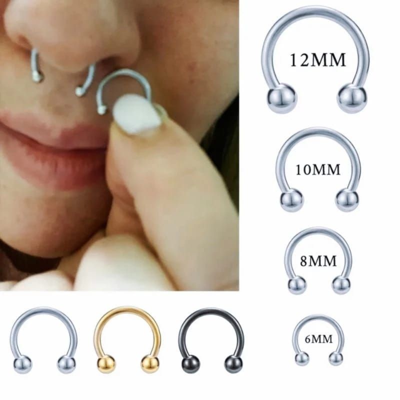 Jual TINDIK HIDUNG SEPTUM PIERCING / PIERCING SEPTUM HELIX | Shopee ...
