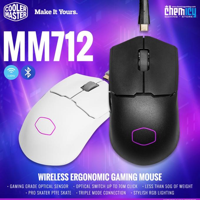 Jual Cooler Master Mm712 / Mm-712 Wireless Gaming Mouse | Shopee Indonesia
