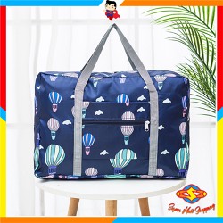 SMS Tas Travel Lipat Motif Besar Foldable Travel Bag Hand Carry Waterproof Tas Koper Lipat Jinjing Polos Murah Import