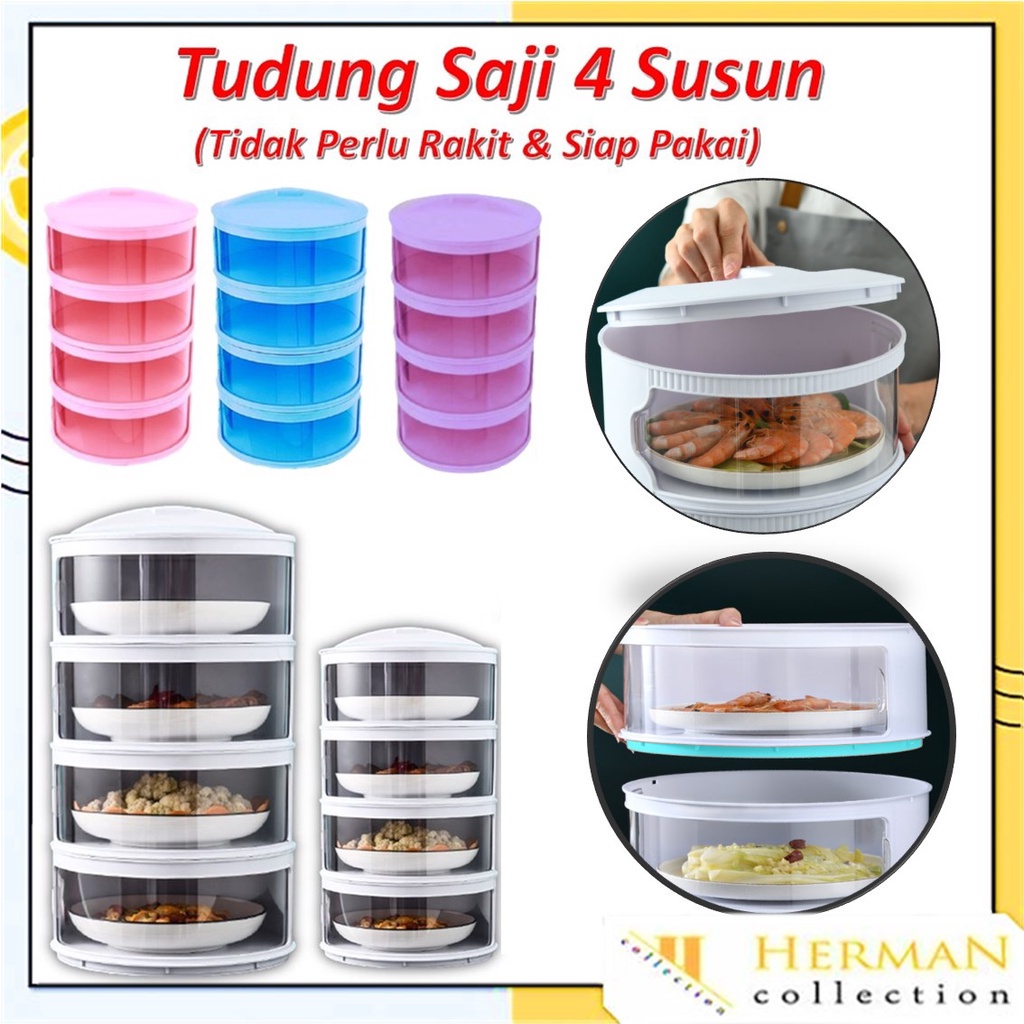 Food Cover Stainless Steel 35CM / 40CM Penutup Makanan / Tudung Saji /  Tudung Saji Moden japan EU 35 CM