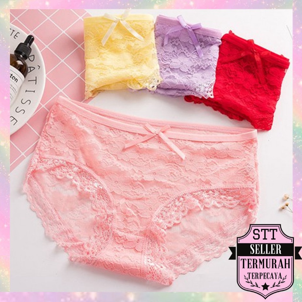 Jual STT Celana Dalam Wanita Pita Renda 6437 Kolor Panties Sexy ...