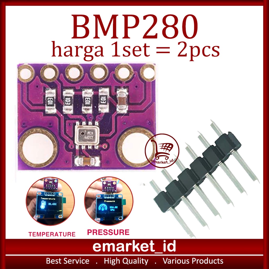 Jual BMP280 / GY-BMP280-3.3 / Barometric Pressure 3V Altitude Sensor ...