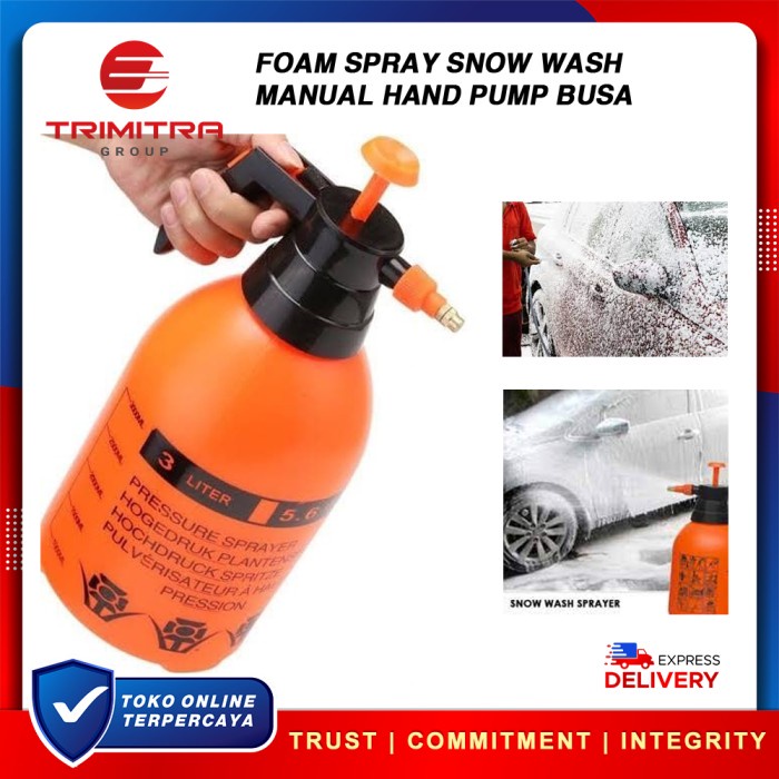 Jual Snow Wash Spray Liter Alat Cuci Motor Salju Manual Foam Busa Snow Shopee Indonesia