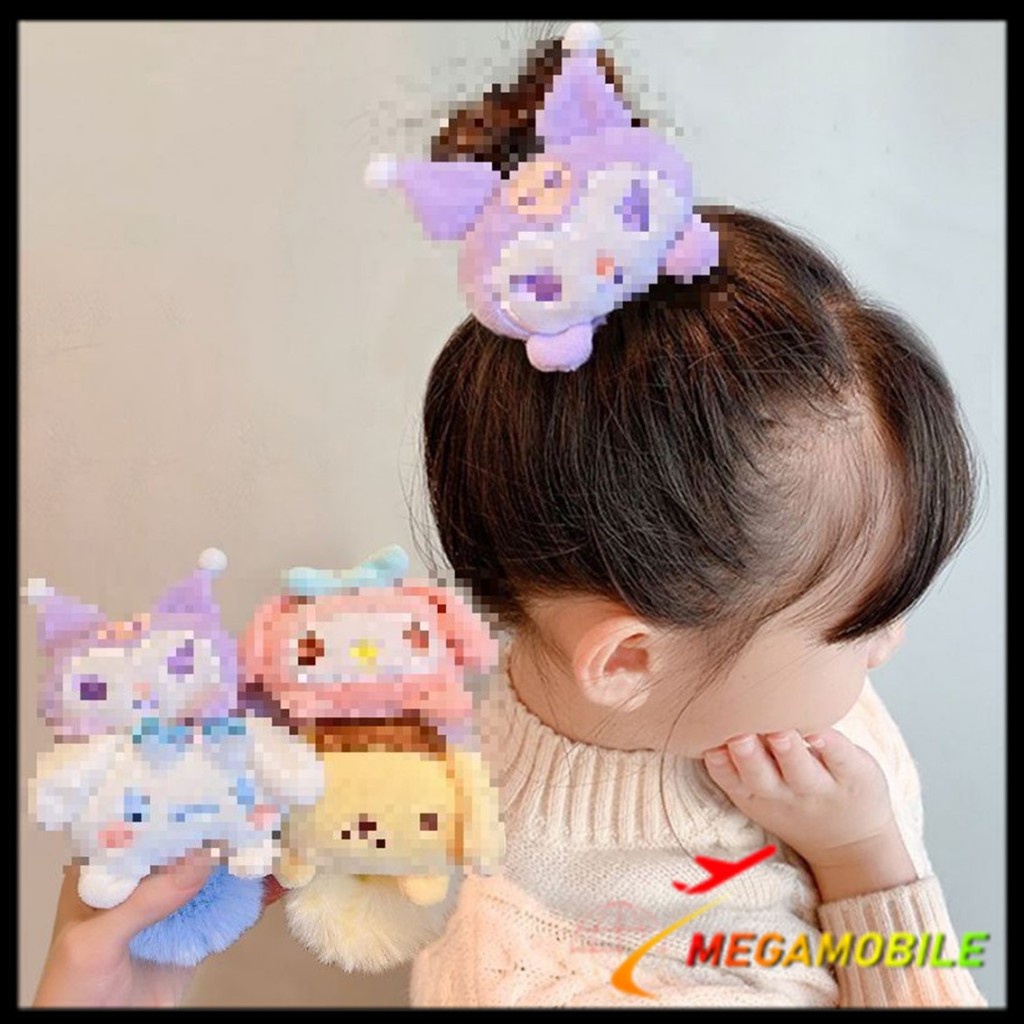 Jual MM - Ikat Rambut Bulu Karakter Kartun Kunciran Rambut Anak Lucu ...