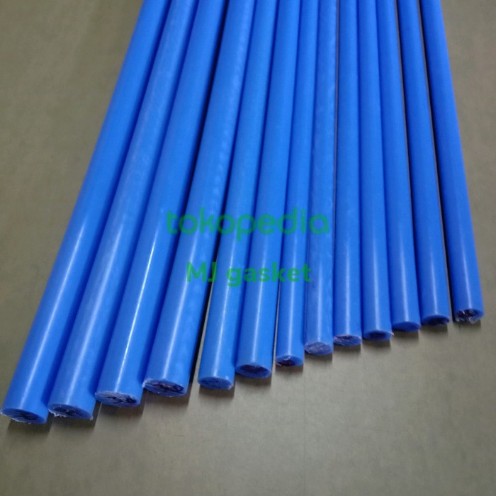 Jual MC blue rod 40mm x 100cm / nylon biru batangan 40mm x 100cm ...