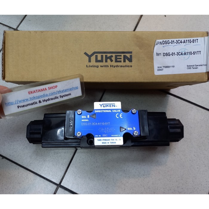 Jual Ori Solenoid Valve Yuken - Dsg-01-3C4-A110-51T Diskon | Shopee ...