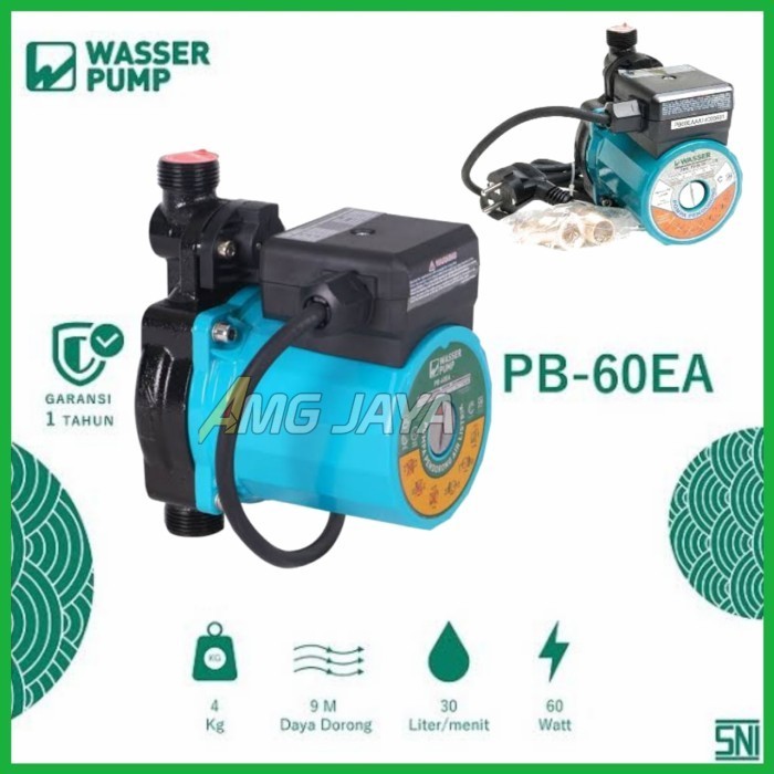 Jual Ori Pompa Wasser Pb 60ea Pompa Dorong Booster Pump Heater Super