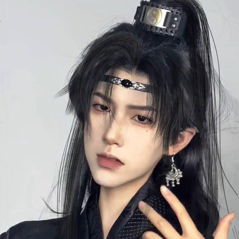 Jual Wig Rambut Panjang Pria, Wig Kepala Penuh, Pakaian China Han, Ekor ...