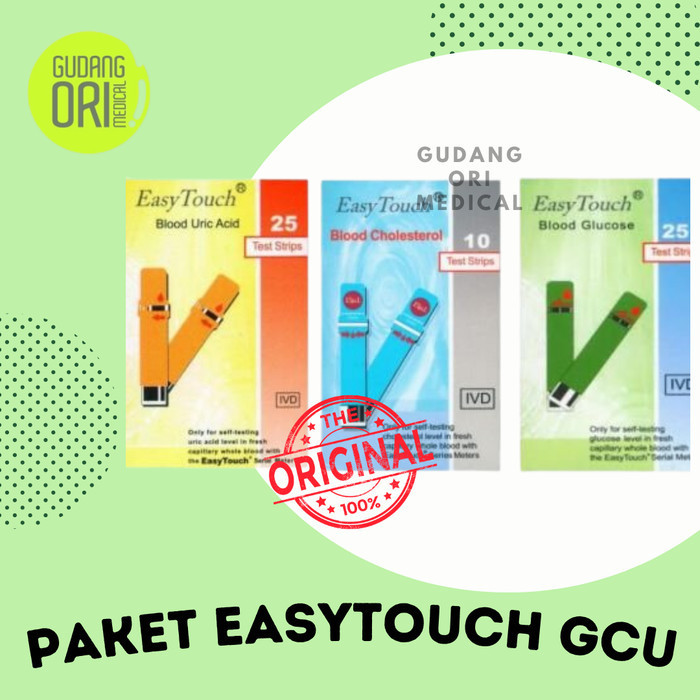 Jual Paket Strip Easytouch Refill Easy Touch Gula Kolesterol Asam Urat Shopee Indonesia