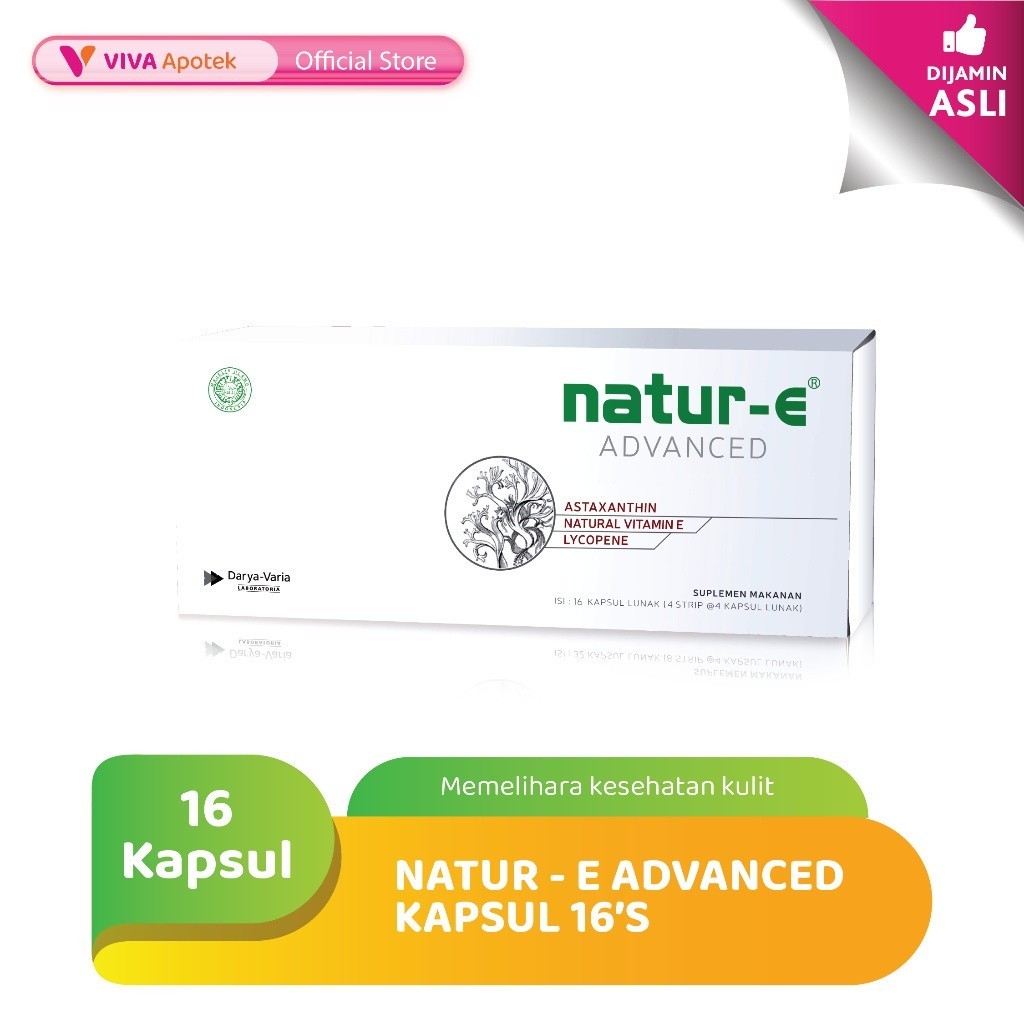 Jual Natur E Advanced Menutrisi Kesehatan Kulit 16 Kapsul Shopee Indonesia 5214