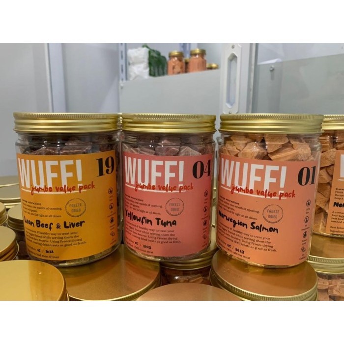 Jual Harga!! WUFF Beef n Beef Liver Freeze Dried 120gr Dog & Cat
