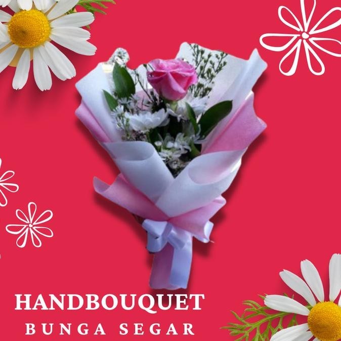Jual Berkualitas Rangkaian Hand Bouquet Buket Bucket Bunga Mawar Segar ...