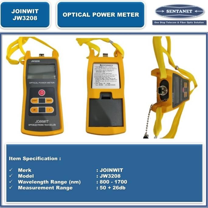 Jual Optical Power Meter OPM JW3208 Shopee Indonesia