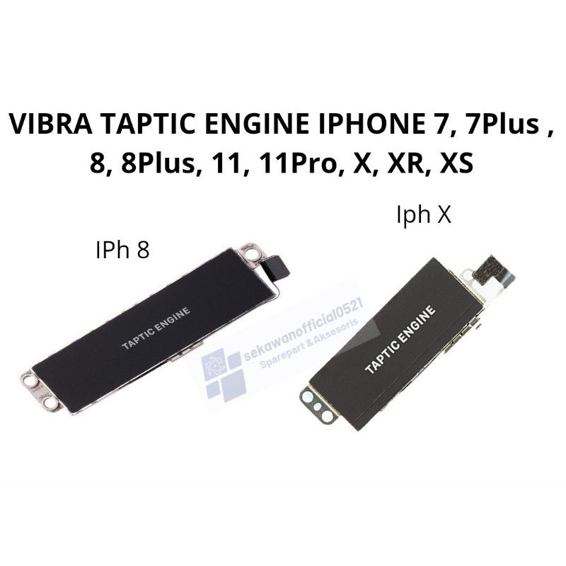 Jual VIBRATOR GETAR TAPTIC ENGINE IPH 7, 7Plus , 8, 8Plus, 11, 11Pro, X ...