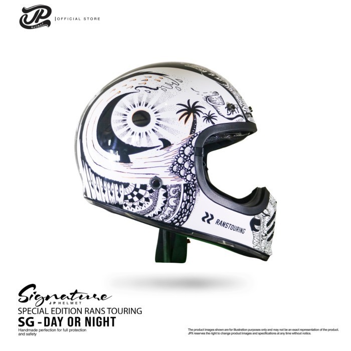 Jual Helm Jp Retro Signature Day Or Night/ Rans Special Edition ...