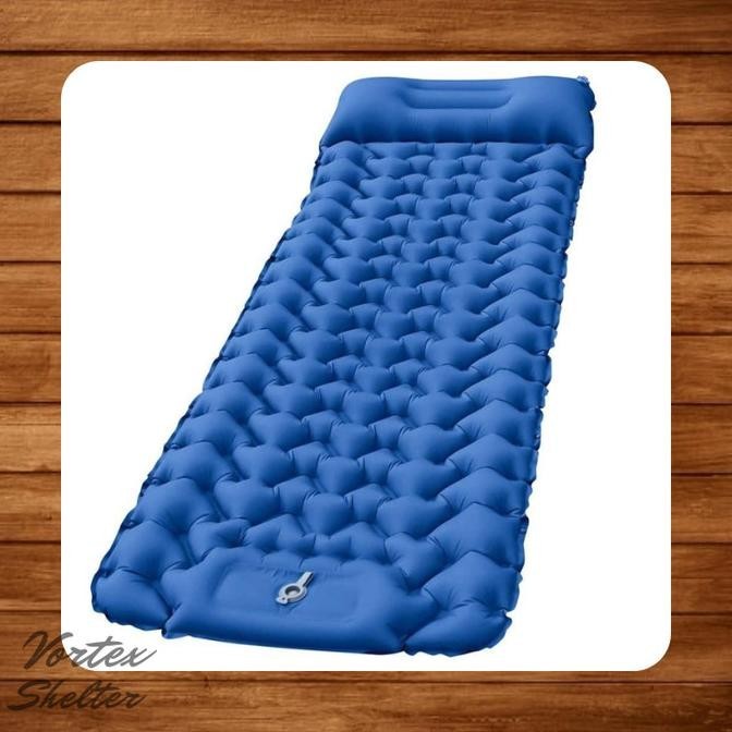 Jual Kasur Matras Angin Tiup Inflatable Portable Bed Sleeping Pad Nylon ...