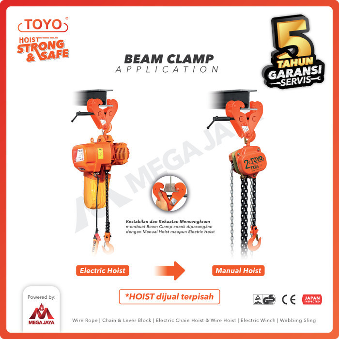 Jual Beam Clamp Ton Toyo Shopee Indonesia