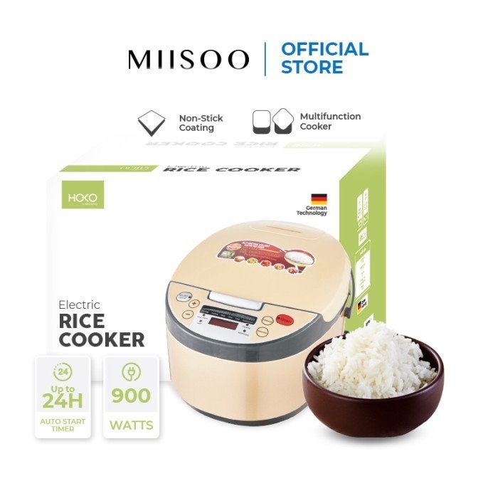 Jual Hoko By Isoo Electric Rice Cooker 2L Smart Cooker Touch Screen