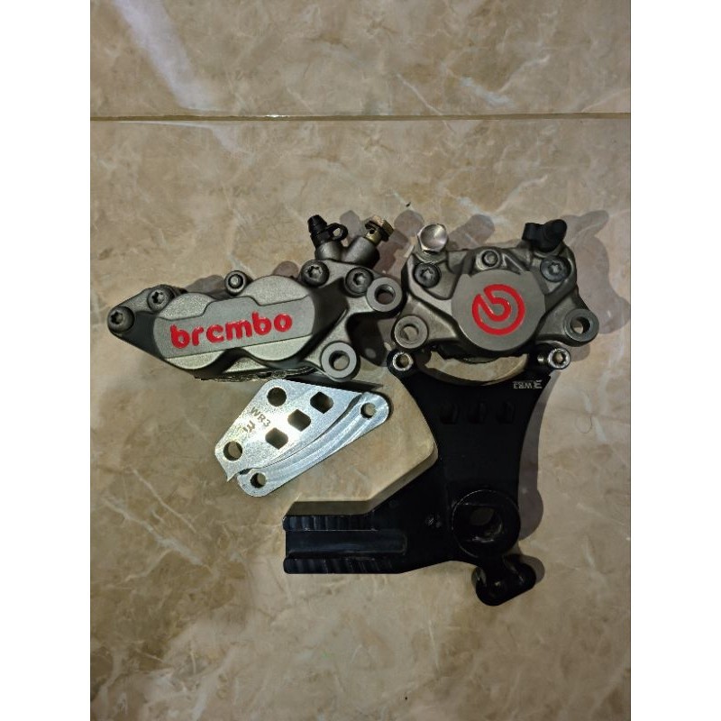 Jual pengereman paket lengkap Kaliper Brembo 4p dan 2p original depan ...