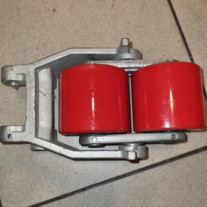 Jual Double Wheel Frame Hand Pallet + Roda Pu 80X70 (Komplit) | Shopee ...