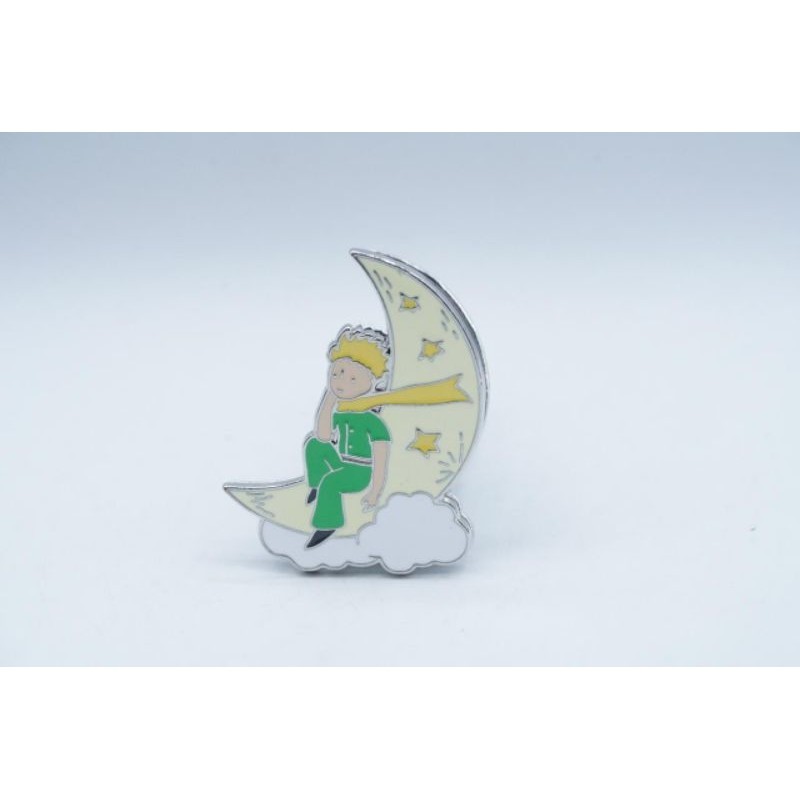 Aimant Petit Prince Sur La Lune 70mm - Figurine Résine Décorative, Magnet Littéraire