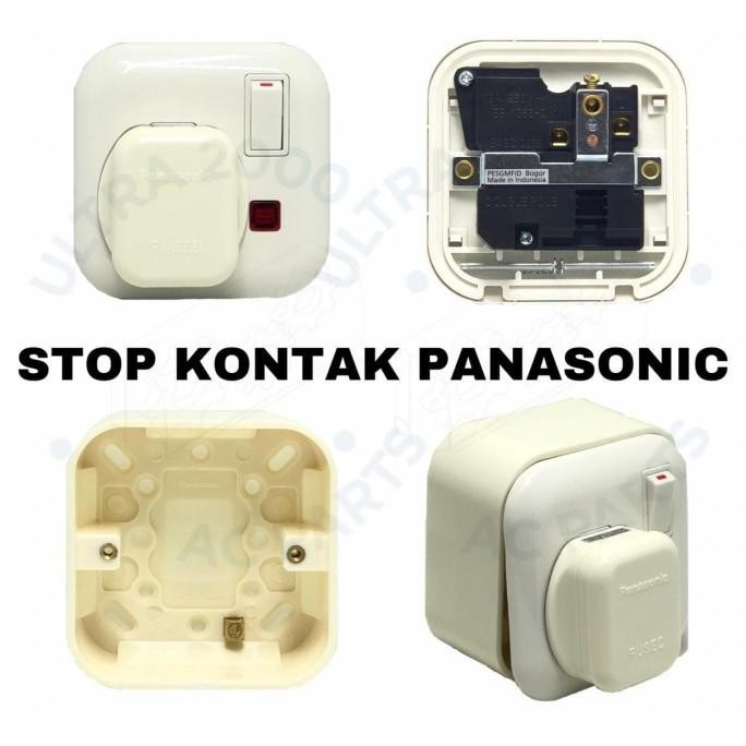 Jual STOP KONTAK AC PANASONIC SET 2102T Shopee Indonesia