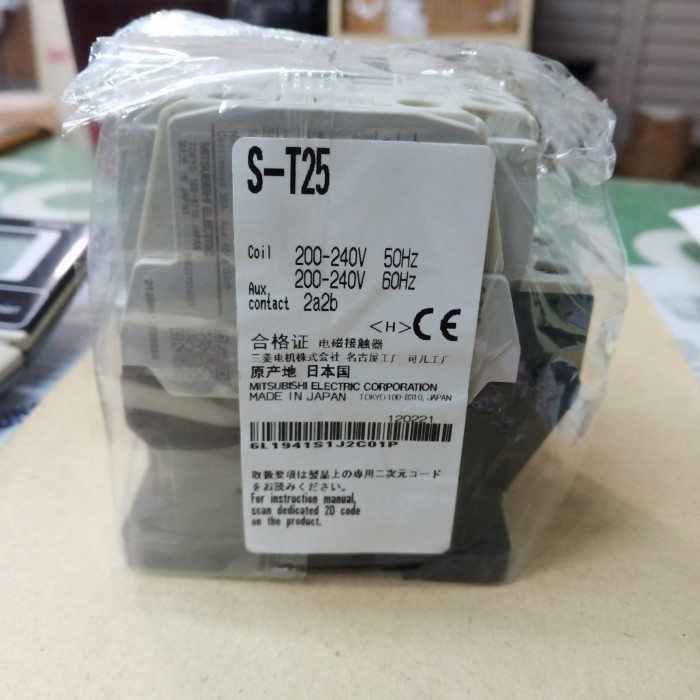 Jual Mitsubishi Contactor S-T25 St-25 St25 220V Original | Shopee Indonesia
