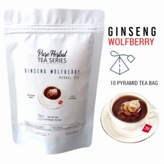 Jual Ginseng Wolfberry Herbal Tea Pyramid Tea Bag (4g X 10 Pyramid Tea 