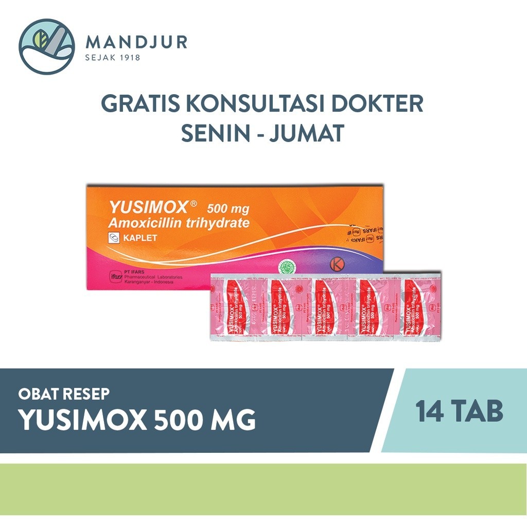 Jual Yusimox 500 mg 10 Kaplet Shopee Indonesia