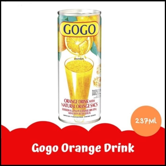 Jual Gogo Orange Drink Kaleng | Shopee Indonesia