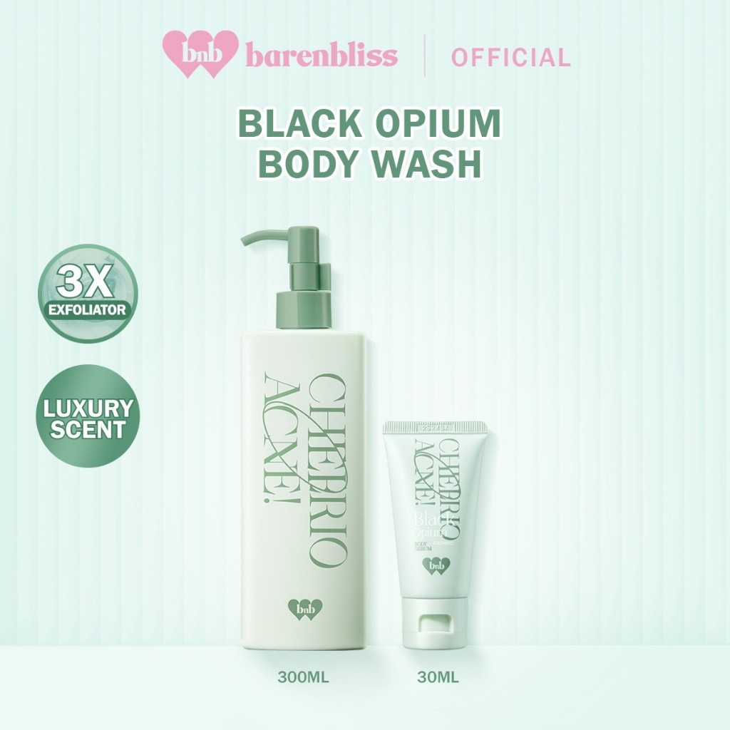 Jual Bnb Barenbliss Cheerio Acne Black Opium Calming Body Wash Sabun