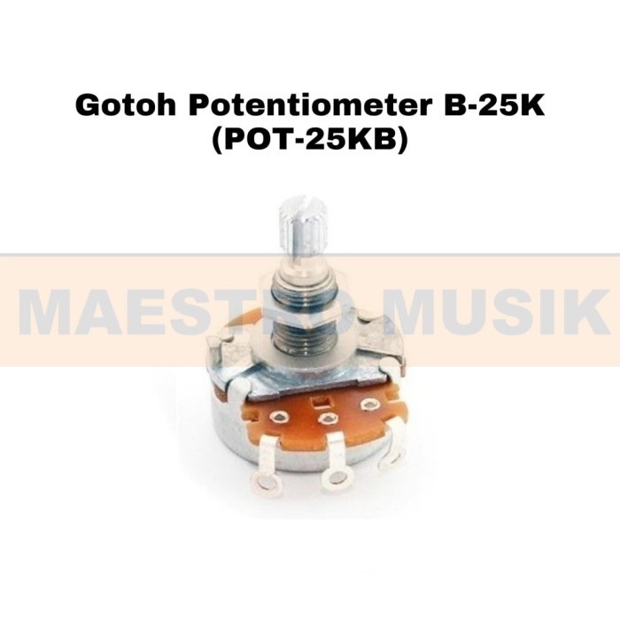 Jual GOTOH POTENTIOMETER B25K ( POT 25KB ) | Shopee Indonesia