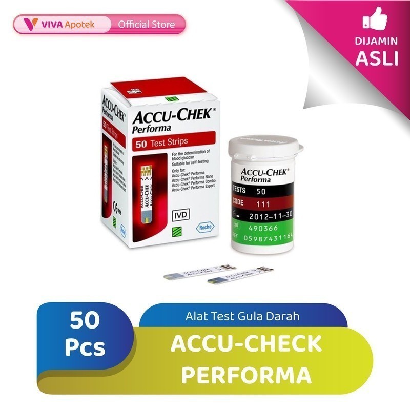 Jual Accu Check Performa Strip Untuk Melakukan Ukur Gula Darah 50