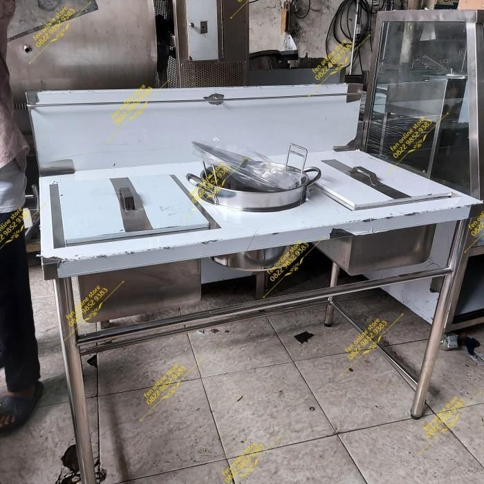 Jual Meja Dusting Penepungan Ayam Stainless Steel | Shopee Indonesia