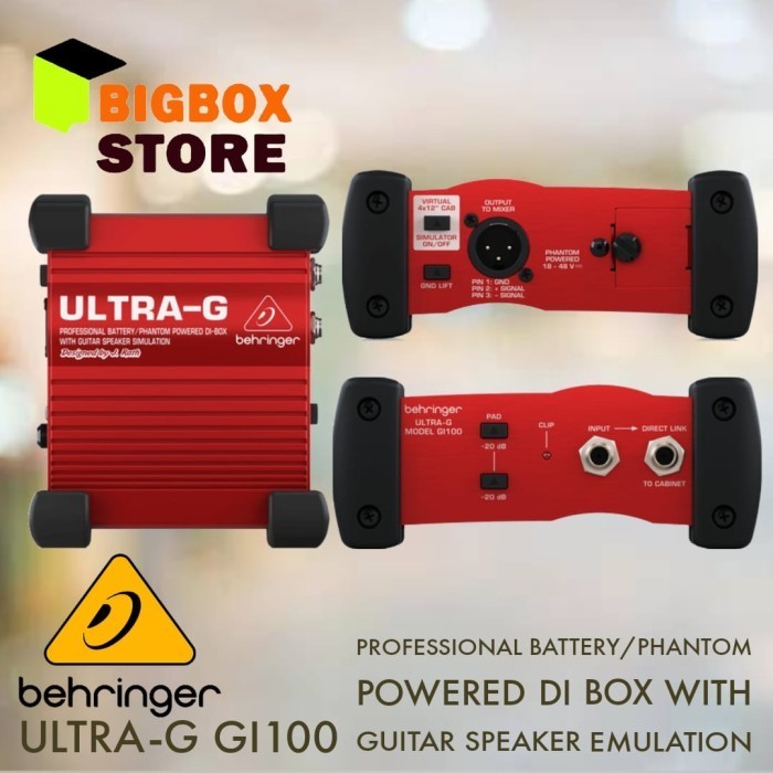 Jual Direct Box / Di Box Behringer UltraG Gi100 / Gi100 / Gi 100