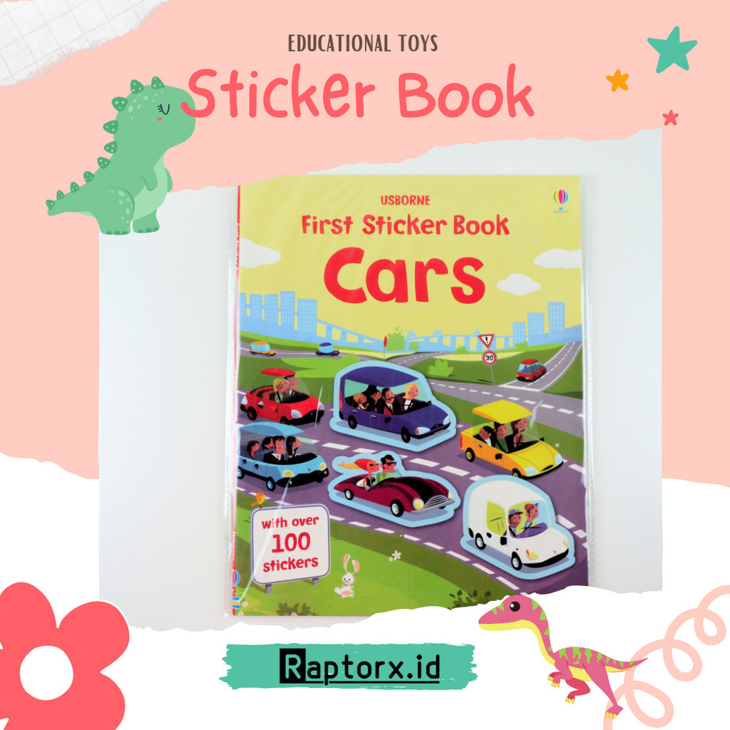 Jual Sticker Book First Sticker Book Kertas Usborne Buku Menempel ...