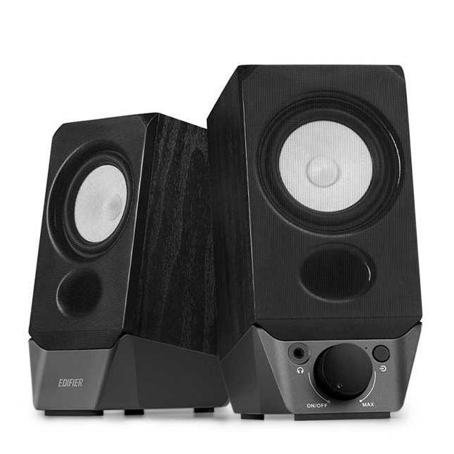 Edifier R19BT 2.0 Bluetooth Speakers - Wooden Cabinet With USB Sound Card & Volume Control