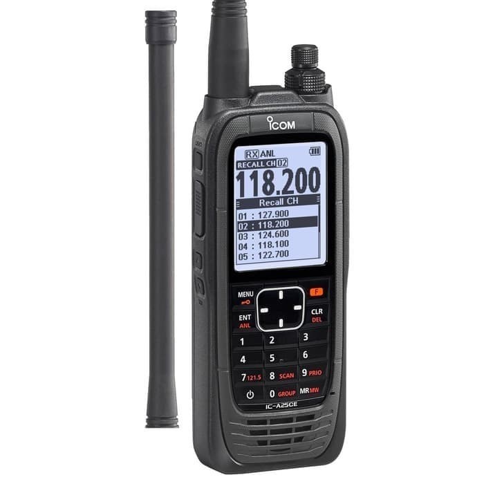 Jual Icom Ic-A25Ce Ht Vhf Air Band Ori Baru Garansi Gps Airband Ica25 ...
