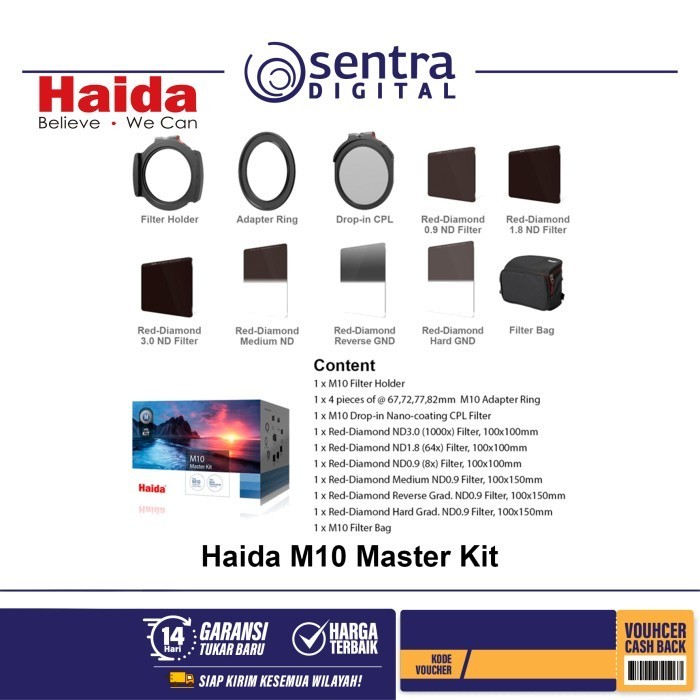 Jual Haida M10 Master Kit - Hd4318 / Paket Haida M10 | Shopee Indonesia